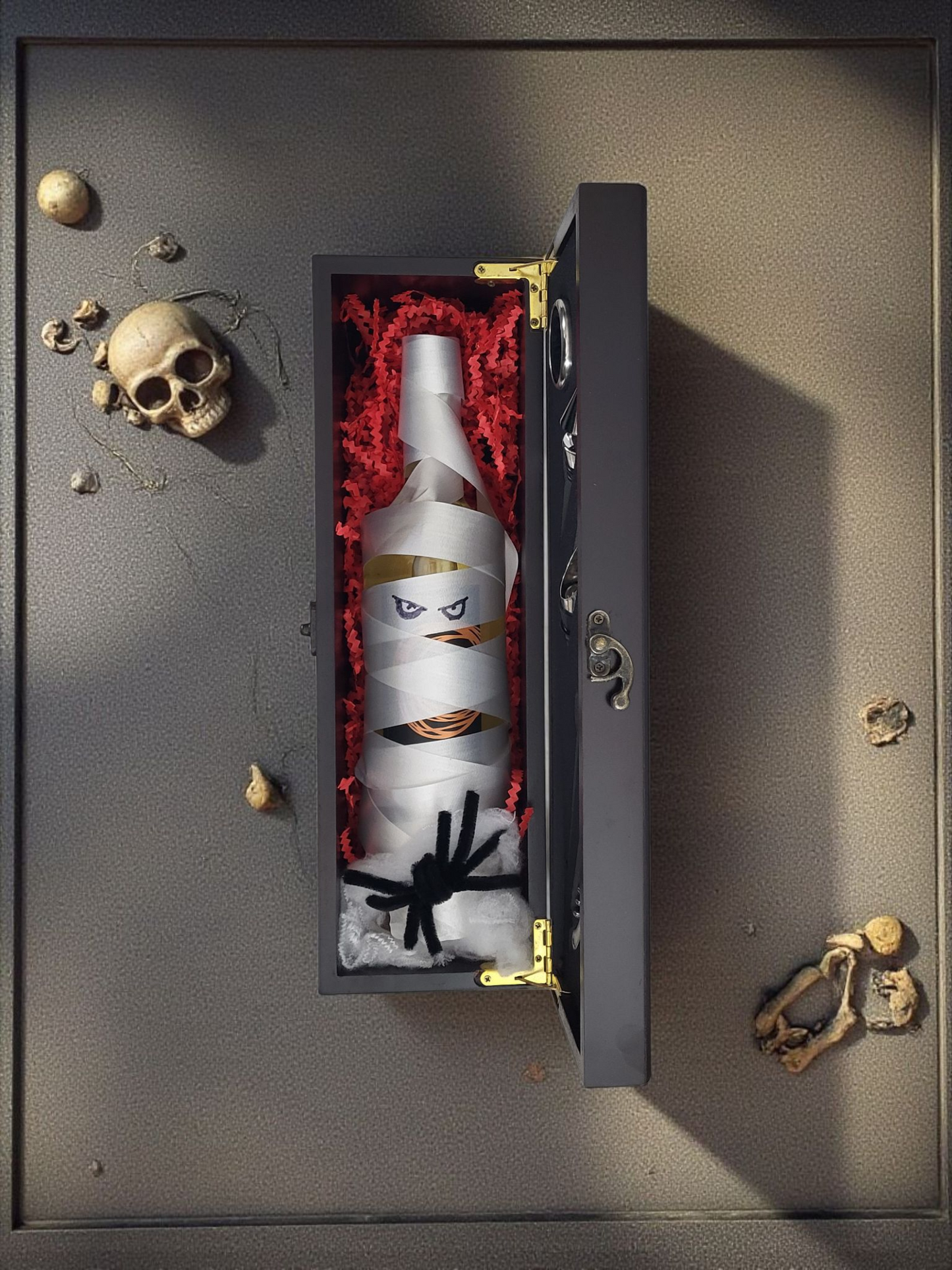 Halloween Wooden Wine Gift Box