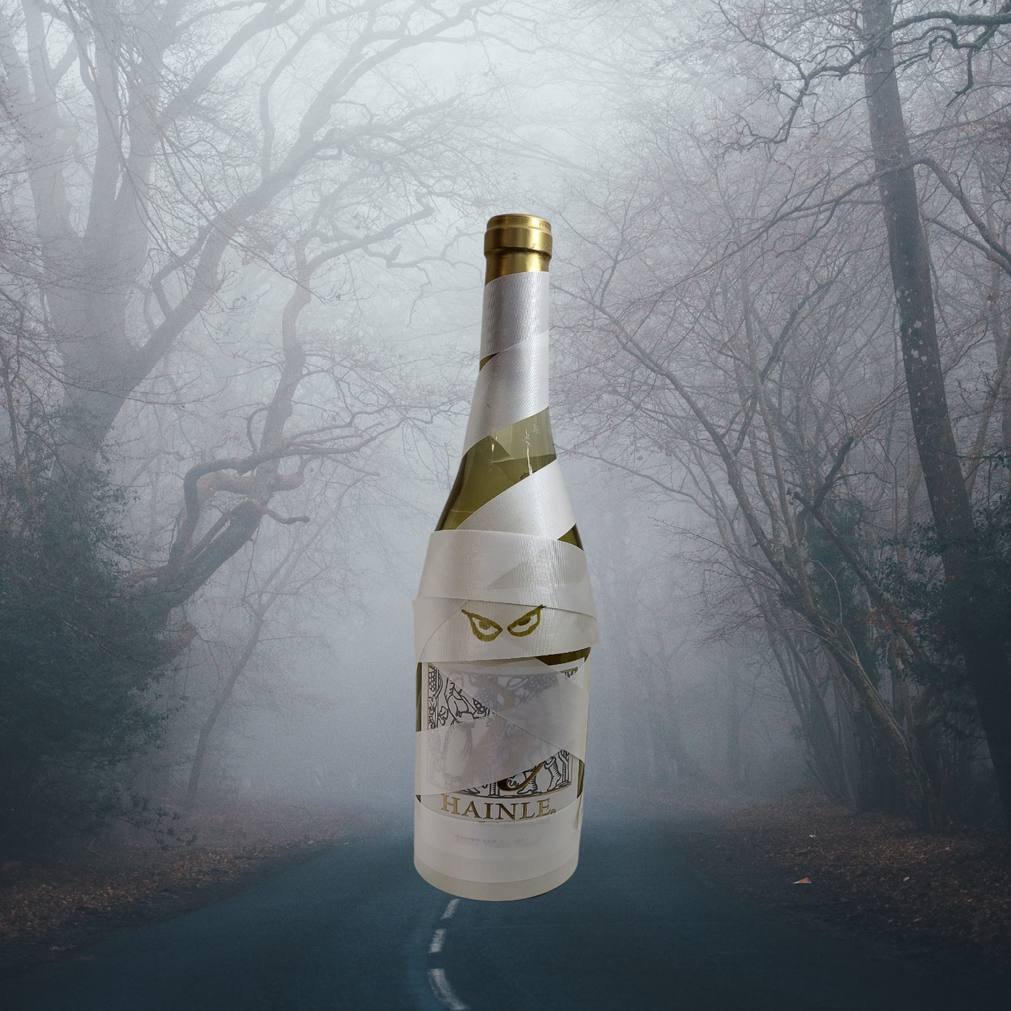 Halloween Wooden Wine Gift Box