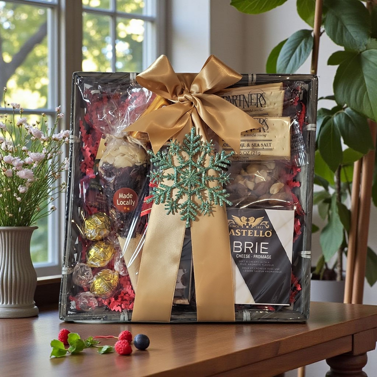 Christmas Square Charcuterie Gift