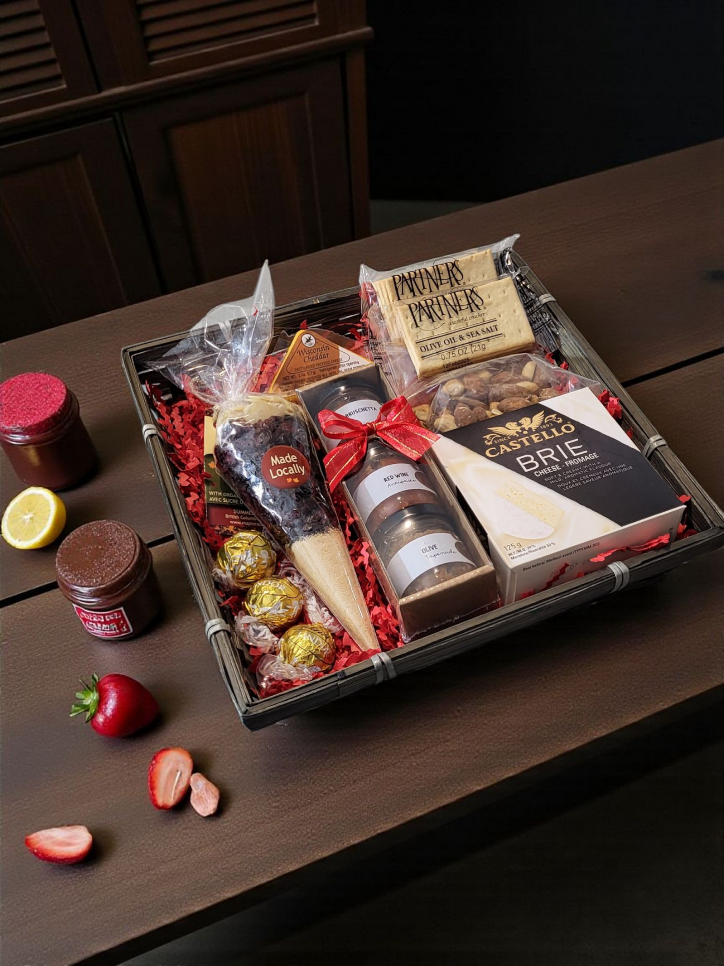 Christmas Square Charcuterie Gift