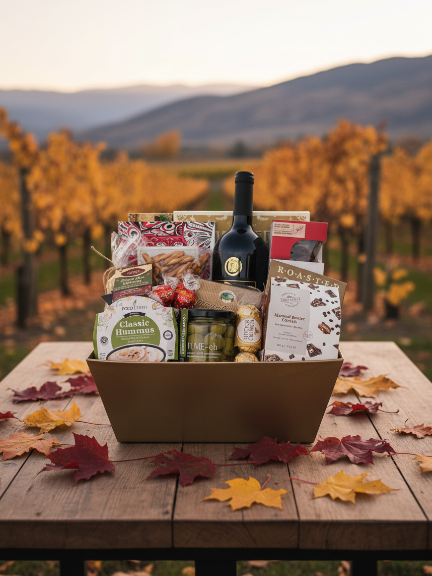 Okanagan Vineyard Wine Gift Basket