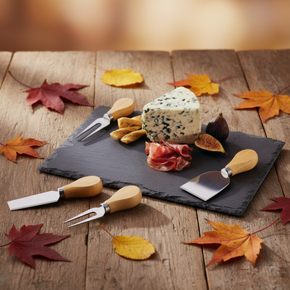 Wine, and Slate Cheese Board Set Gift