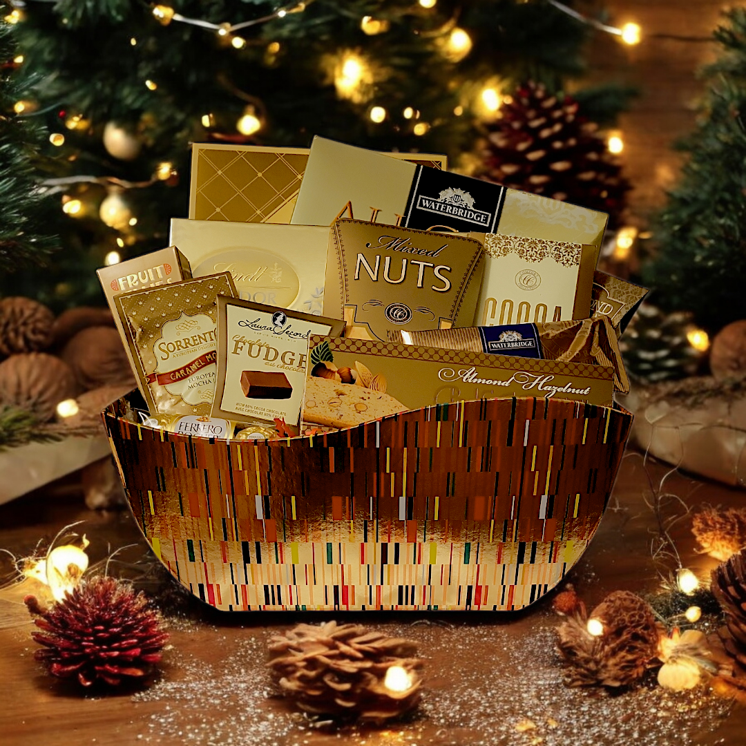 Basket of Gold Gift Basket