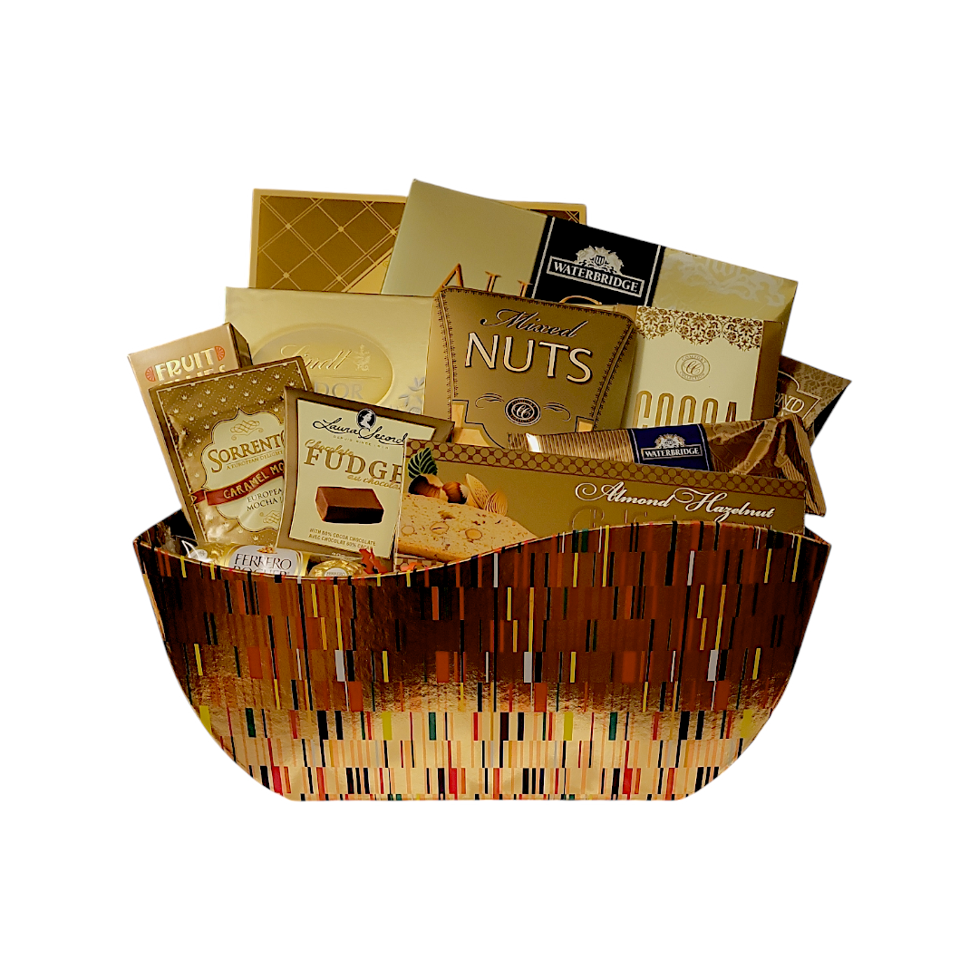 Basket of Gold Gift Basket