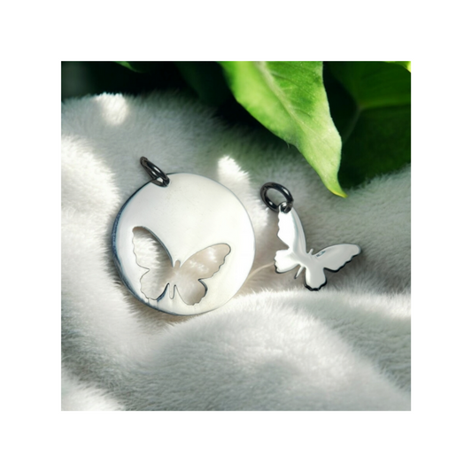 Sterling Silver Butterfly Charms