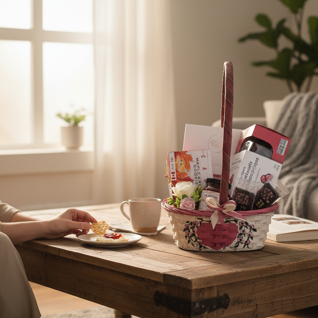 Canadian Sweetheart Gift Basket