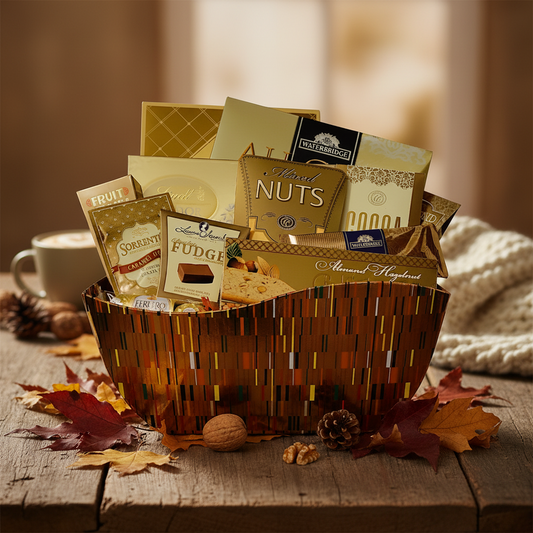 Basket of Gold Gift Basket