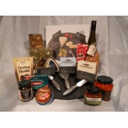 Slate Wine & Cheese Set Gourmet Gift Basket